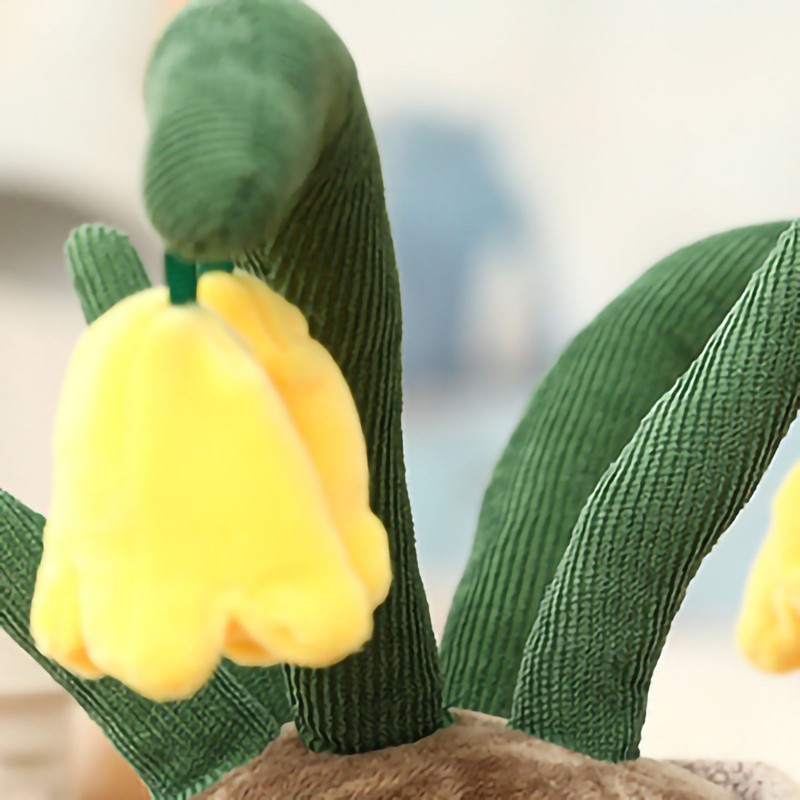 Potted Plush Decoration Cute Plants Plush Toy Skin Friendly Stuffed