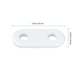 TAICHEUT 200 PCS Curtain Weights Hooks, White Small Curtain Fixed Iron Block, Curtain Fabric Fixator Used for Curtains, Tablecloth, Mosquito Nets