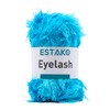 Estako Eyelash, 100% Polyester Yarn, Soft, Fuzzy for Crochet and