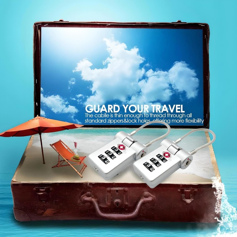 Betron Suitcase Locks TSA Approved Luggage Lock with 3 Digit