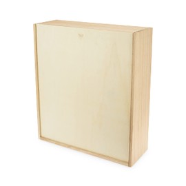 Twine Paulownia Wood Wine Large Gift Box, Festive Wine Wooden Box, Wine Boxes for Gifts, Wood Box, Wine Bottle Gift Box, Wine Storage, Wine Bottle Box, Wine Accessories, Fits 3 Standard Wine Bottles