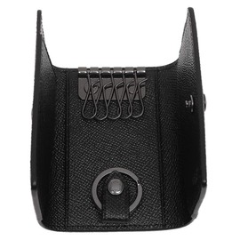 Coach F73992 QBBK Key Case, Outlet, Men's, Women's, Black