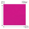 Motique Accessories Extra Large Solid Bandana 27x27 Inch (Hot Pink)