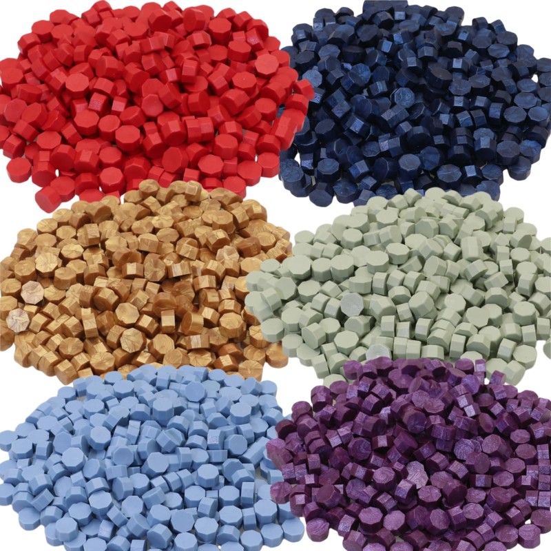 300Pcs Wax Seal Beads Set with Non-Slip Melt Spoon and