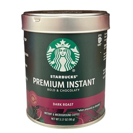 Starbucks Dark Roast Premium Instant & Microground Coffee 3.17 oz