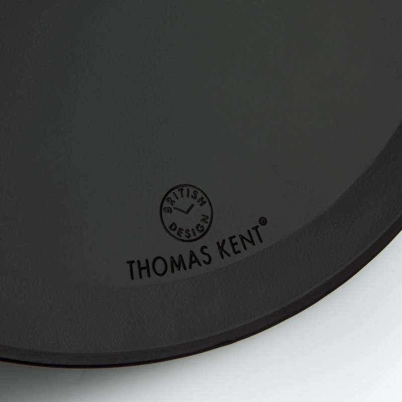 Thomas Kent London Thomas Kent 12"" Noir Black Wall Clock
