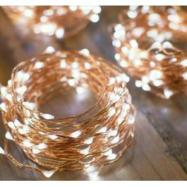 MagicPro String Lights, Fairy USB String Light with 200 Warm White LEDs, 66 FT Copper String Lights for Bedroom Wall Ceiling Christmas Tree Wreath Craft Wedding Party Decoration (1)