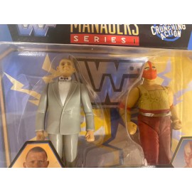JAKKS Pacific WWF Managers Series 1 MOC Wrestling Action Figure Bob Backlund Sultan JAKKS BCA