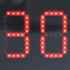 Cube Timer 1.4in 4 Sided Digital Shot Countdown Stopwatch for