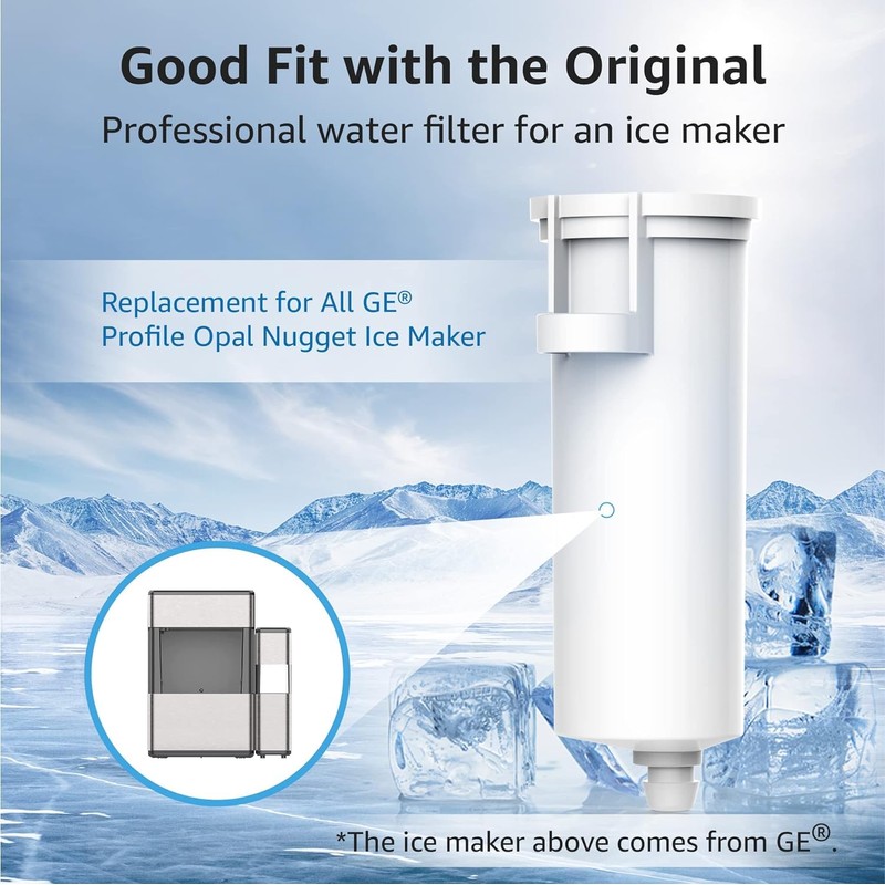 Replacement for GE® Opal Nugget Ice Maker Water Filter, NSF