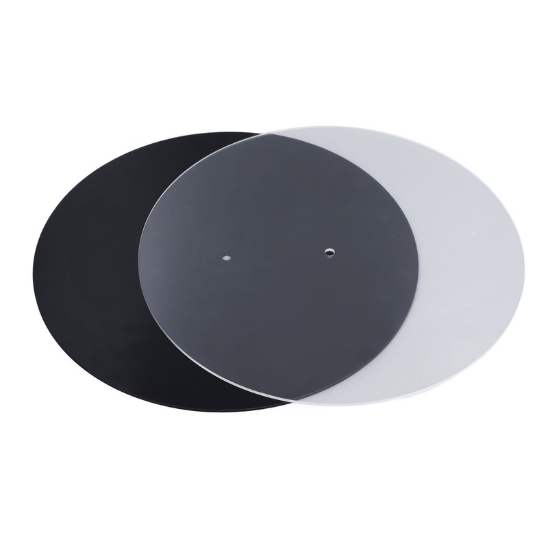2Pcs Acrylic Turntable Slipmat Record Platter Player 12in Vinyl Slip