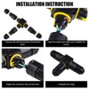 IP68 Junction Box Waterproof 3 Way 3 Pin Electrical Cable