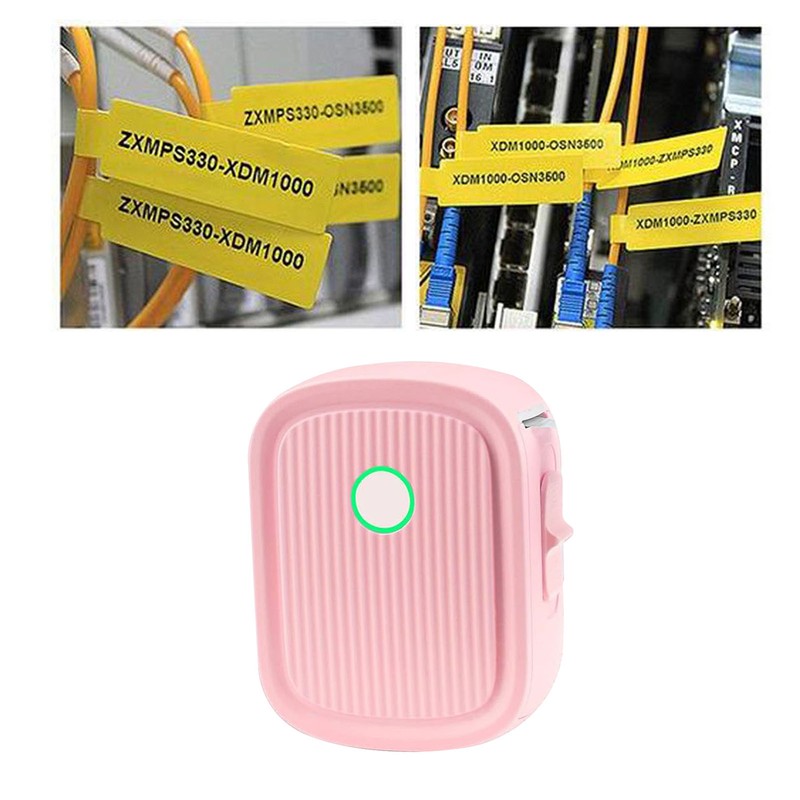 Thermal Label Printer 203dpi 12mm Printing Mini Rechargeable APP Control