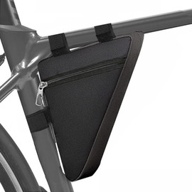 Sooiiyu Bicycle Triangle Bag, Frame Bag Triangle Bag, Bike Frame Storage Bag, Bicycle Cycling Storage Triangle,Riding Accessories, for Mountain Road Bike Trip