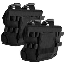 LYDODOKA 2Pcs Leg Tool Pouch, Tool Bag with Belt Clip, Leg Tool Holster, Adjustable Tool Storage Bag, Multifunctional Tool Holder, Oxford Cloth Tool Pouch for Hammer, Screwdriver, Wrench, Scissors