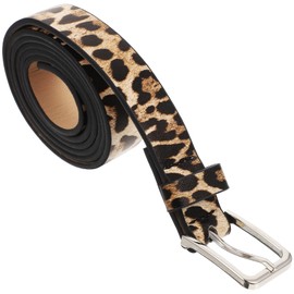 Abaodam Jeans Belt Womens Dress Belt Leopard Belts for Women Leopard Print Leather Belt for Women Belt for Men Bb Belt Belts for Women Jeans Leather Belts for Women Thin Belt Vintage Miss