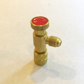 HOTEISON Air Conditioner R410a Gas Charge Valve, 5/16" SAE Male x 5/16" SAE Female