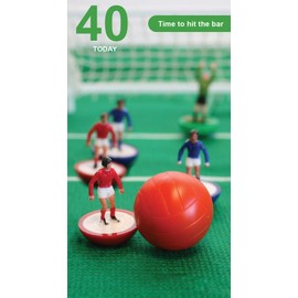 Subbuteo 40th Birthday Card