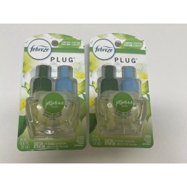 Febreze 2 Count - Febreze Plug In Jasmine and Lime Fade Defy Plug Refill Limited Edition