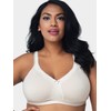 Curvy Couture Women's Plus Size Cotton Luxe Unlined Wire Free