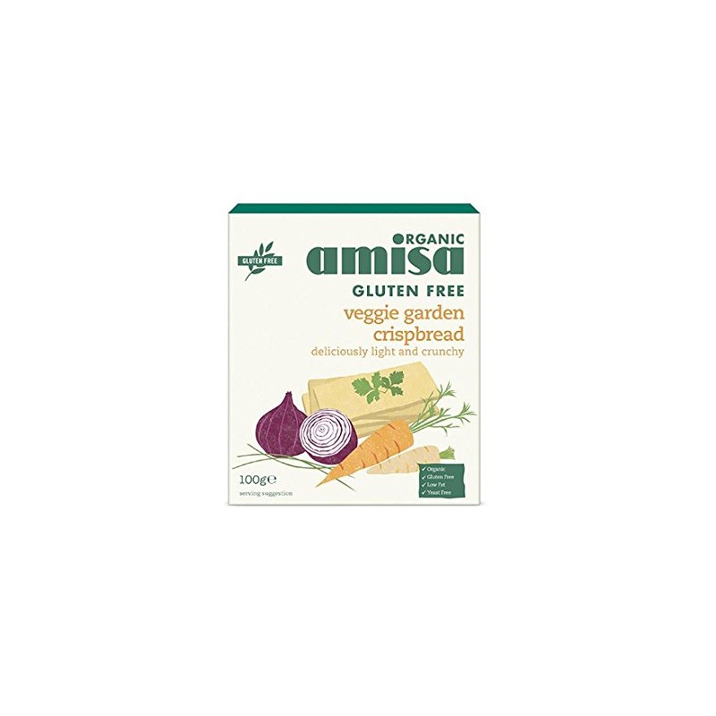 Amisa | Crispbread - Veggie Garden GF | 5 x