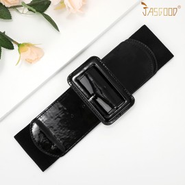 JASGOOD Women Wide Stretchy Belt Vintage Elastic Waist Belt for Dresses Fashion Ladies Waist Belt