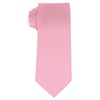 Lollanda Men Ties Pink Wedding Ties Solid Color Ties Formal