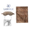 LanSilk Silk Pillowcase Eye Mask: 100% Natural Silk Travel Gift
