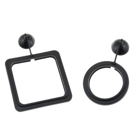 DGZZI 2PCS Aquarium Fish Floating Feeder Fish Feeder Ring Black Aquarium Suspension Feeding Ring for Keeping Aquarium Clean