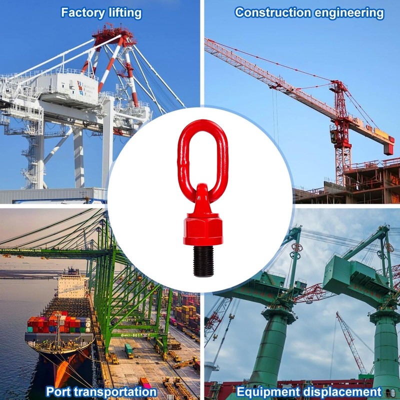 Eye Bolt Ring, Rotating Ring Bolt Alloy Steel 360° Rotatable