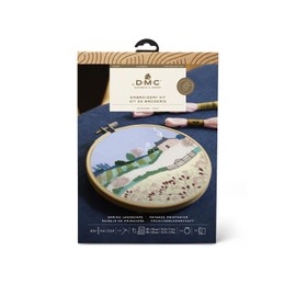 DMC - Spring Landscape (18.5cm) Cross Stitch Embroidery Kit - 1 Set