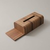 SIMHEAGO Tissue Case Cover Tissue Box Wood Grain Tissue Cover