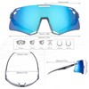 ROCKBROS Cycling Glasses Sports Sunglasses with Anti Blue Lenses Men
