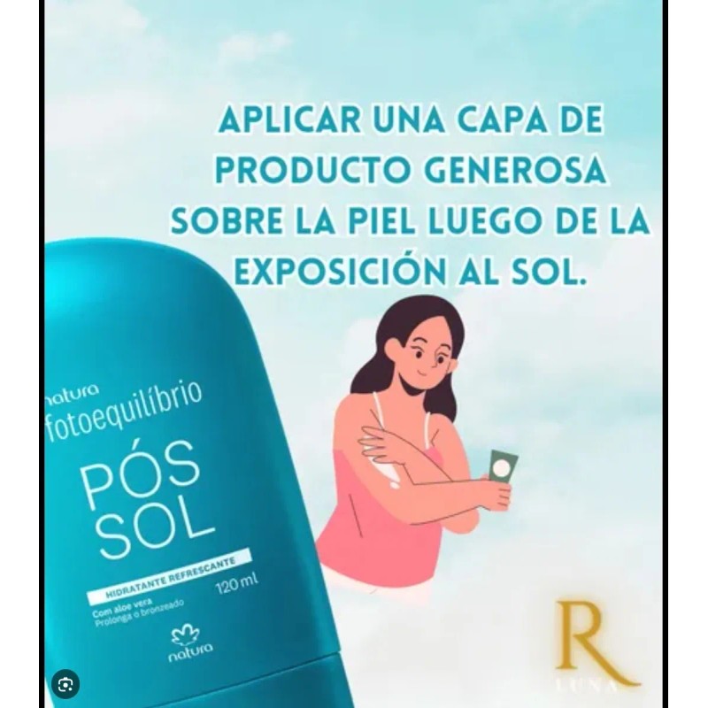 Natura Fotoequilibrio Post Solar Con Áloe Vera 120 Ml