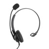 Single Ear Headset Comfortable Lightweight Noise Canceling Wired Computer Headset