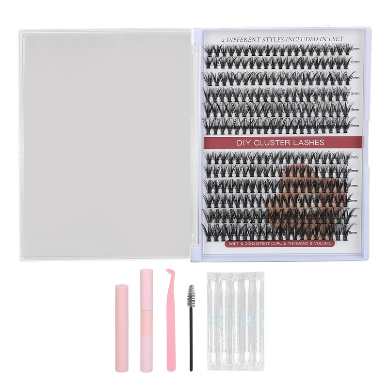 240 Clusters 30D 40D 10‑16mm False Eyelashes Soft ​Dense Hair