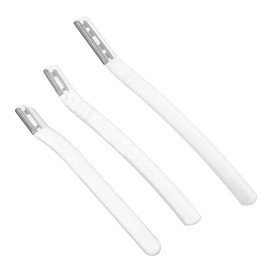 3pcs Transparent Facial Hair Remover for Precision Trimming for Women and Men Eyebrow Shaping Lightweight and Safe for Beginners