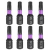 sourcing map 8pcs TT25 Torx Screwdriver Bit 1/4" Hex Shank