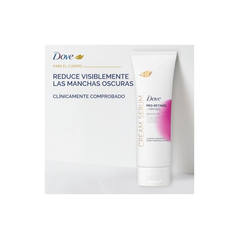 Dove Sérum Crema Corporal Pro Retinol Reafirmante Péptidos Colágeno Niacinamida