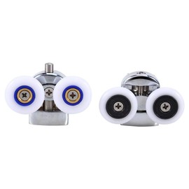Zoternen Shower Door Roller, 2pcs 26mm Wheel Zinc Alloy Shower Door Rollers Runners Wheels