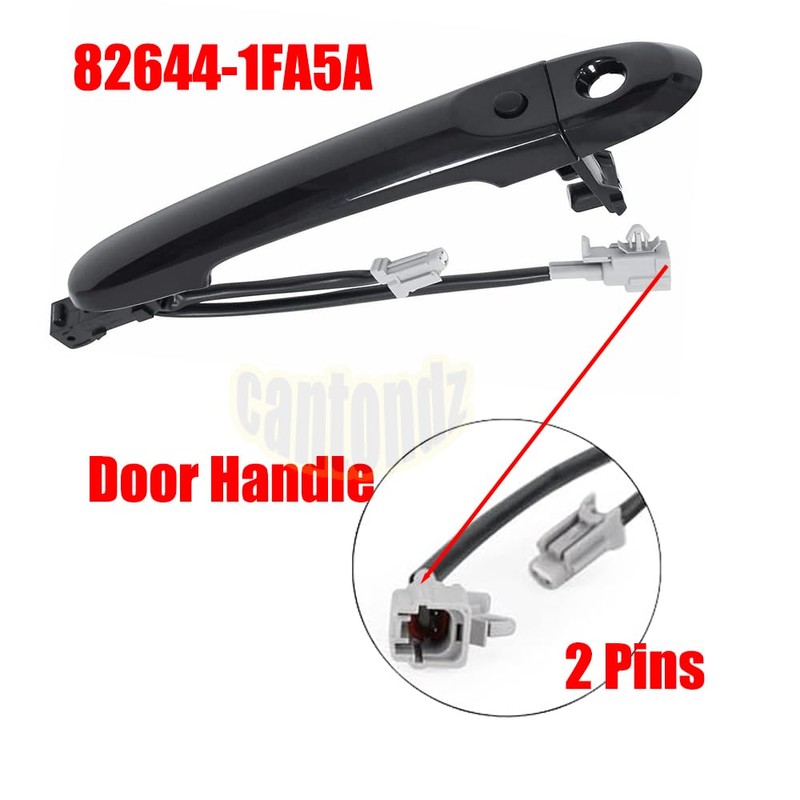 cantondz Exterior Door Handle Front Right Driver Side Compatible with