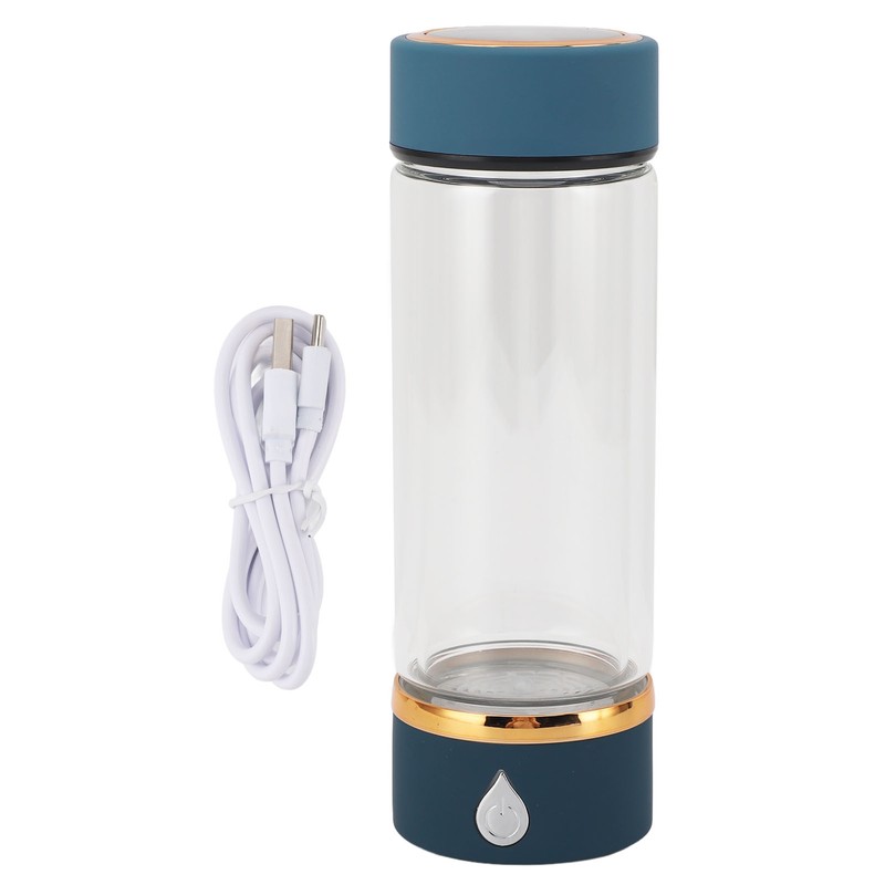 Hydrogen Water Bottle 420ml Rechargeable SPE PEM Technology Portable Hydrogen