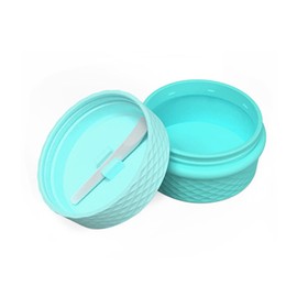 Travel Containers for Toiletries,Accessories Kit for Cosmetic Makeup Dispensers,Refillable Cosmetic Containers 3 In 1 Travel Empty Cream Jars,Suitable for Storing Cosmetics,Trinkets,and Pills (Blue)