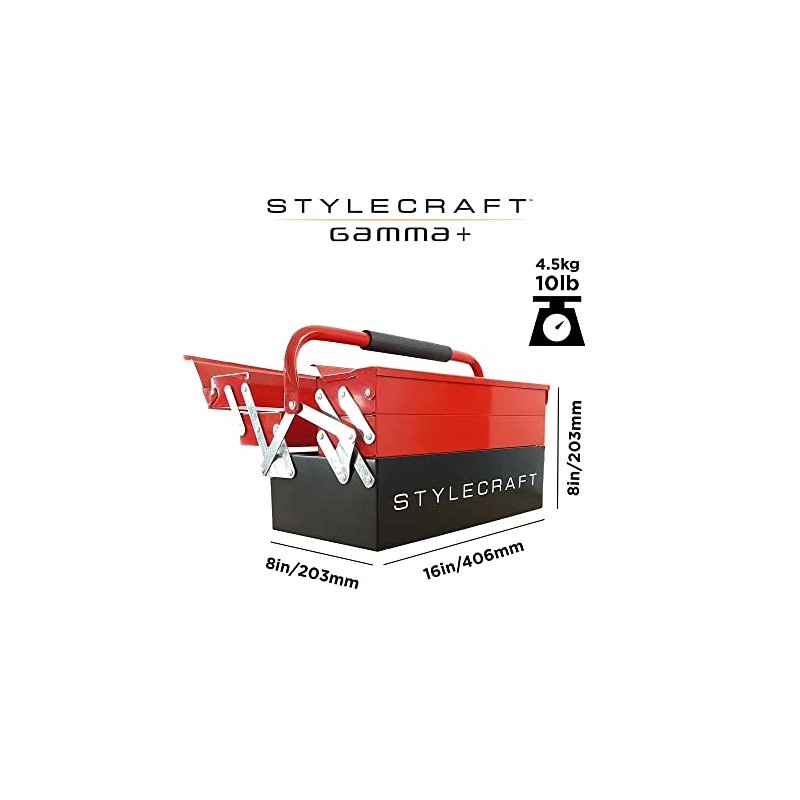 StyleCraft | GAMMA+ Blade Runna' Tool Box for Professional Barbers,
