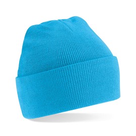 Beechfield Original Cuffed Beanie Colour=Surf Blue Size=O/S