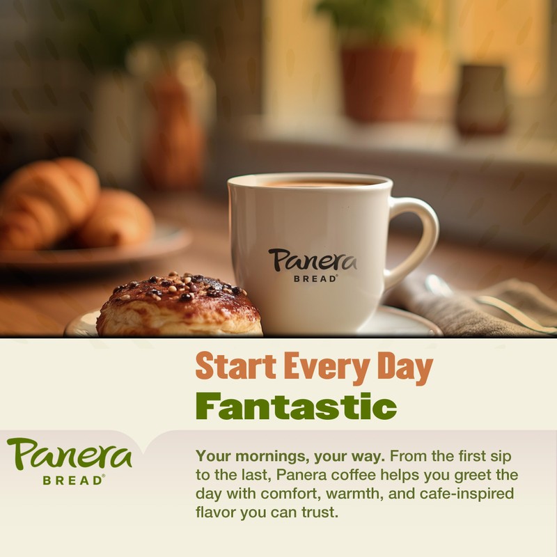 Panera Light Roast Ground Coffee, 100% Arabica, Sustainably Sourced –
