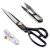 Left Handed Sewing Scissors 10 inch Fabric Shears Professional Dressmaking