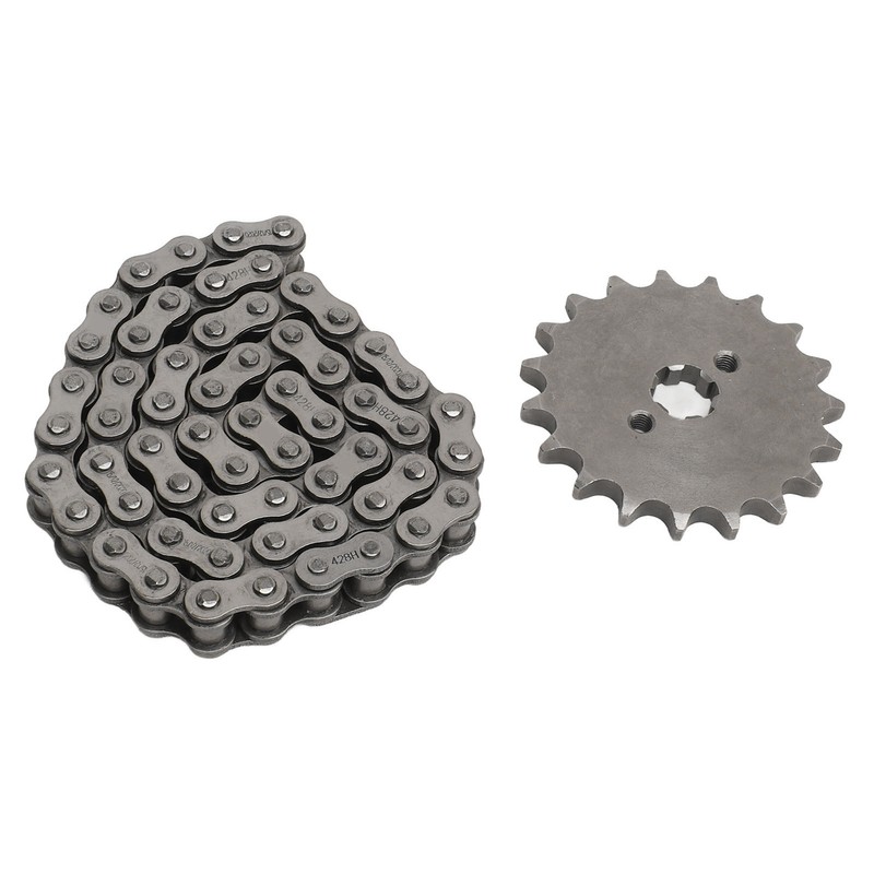 428 19T 17mm Sprocket with 428 60 Links Chain Steel