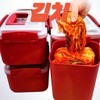 7L-1, 3.2L-2, Airtight Kimchi Container with Handle, Multi-Purpose Food Storage
