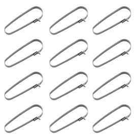 Haidong Real Estate Sign Rider Clips Stainless Steel Sign Rider Clips Metal Clip hanging sign clip Real estate sign clip for hanging signs Open House signboard -12PCS
